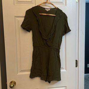 Olive green romper